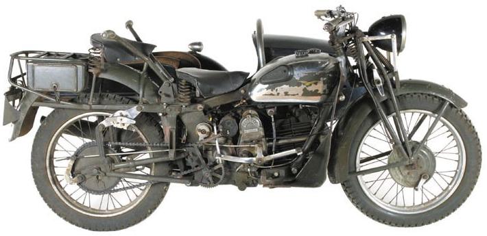 MOTO GUZZI SUPER ALCE 500 MILITARE ZIJSPAN